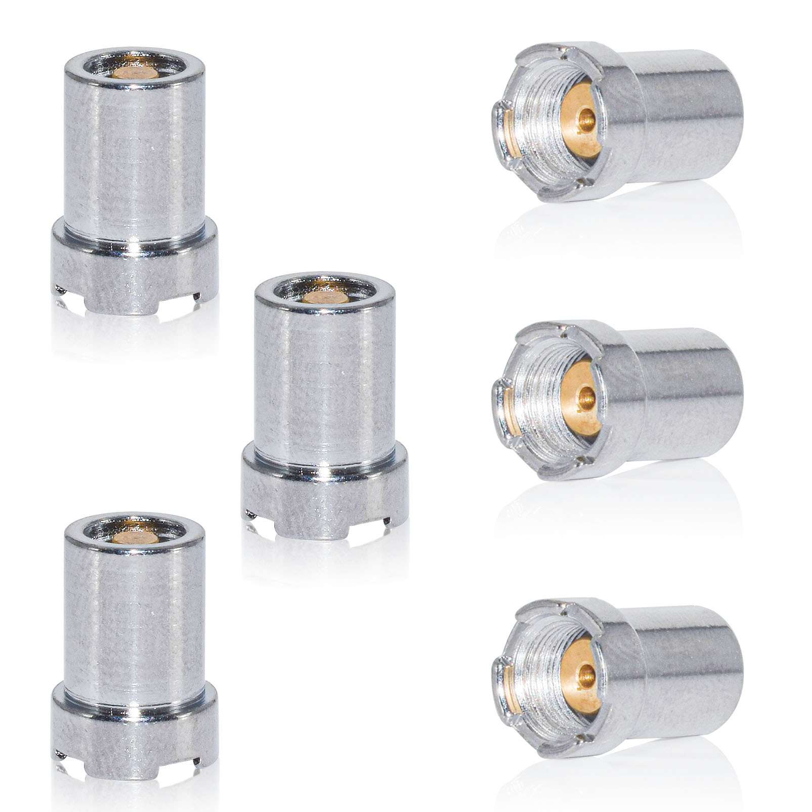 CBD Vaporizer Magnetic Ring Adapter with Hole Brass Electrode 510 Universal Adapter