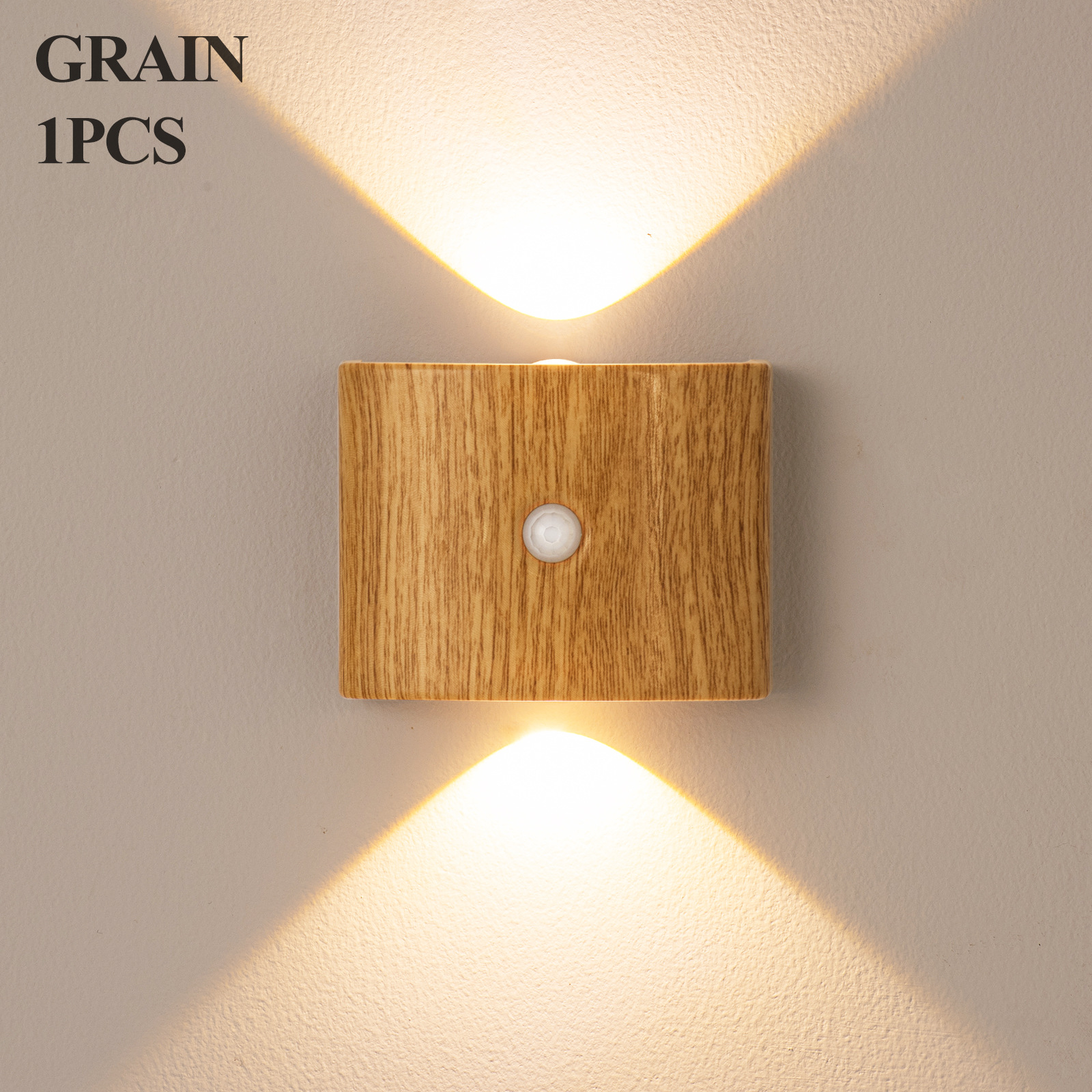 New No Wiring Magnetic Human Body Induction Wall Light Charging Bedroom Bedside Reading Light Atmosphere Light