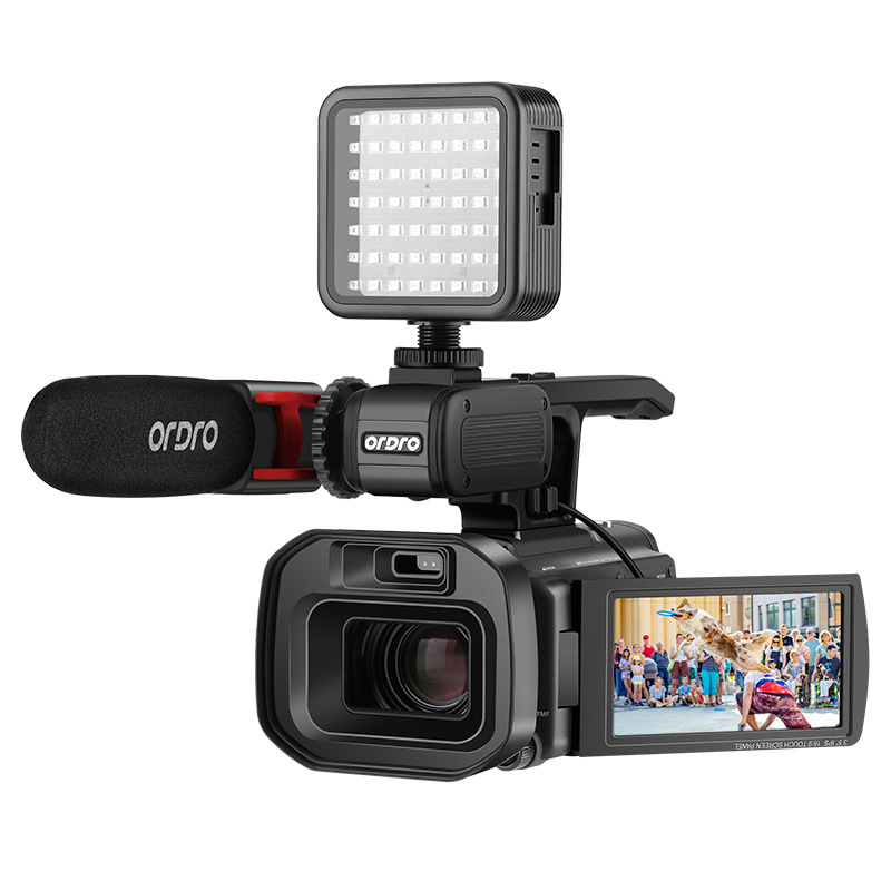 Ordro XV80 Optical Zoom Infrared Camera HD Live Streaming Home Wedding Travel Conference 5K Ultra HD Recording