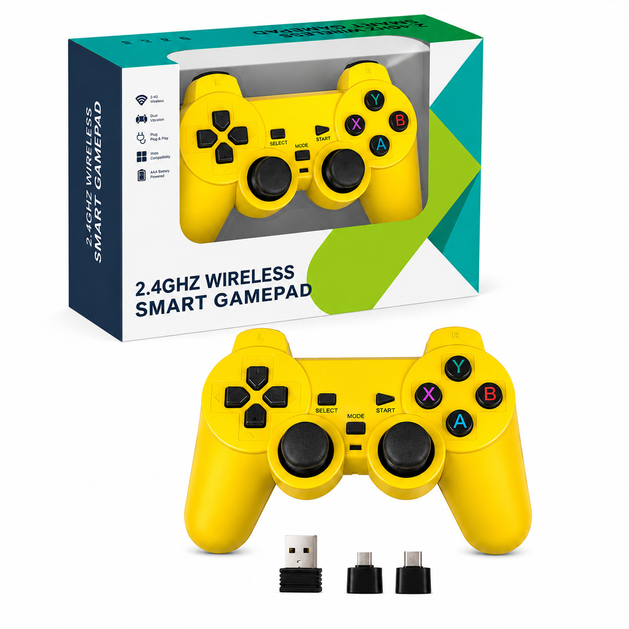 2.4G Game Controller Android TV TV Computer PC360 Android Wireless Controller Supports STEAM Console