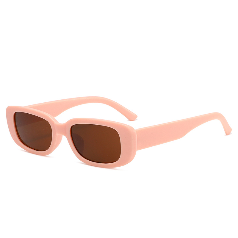 Children's oval square frame sunglasses, cool street snap男女 baby posing sunshade sunglasses