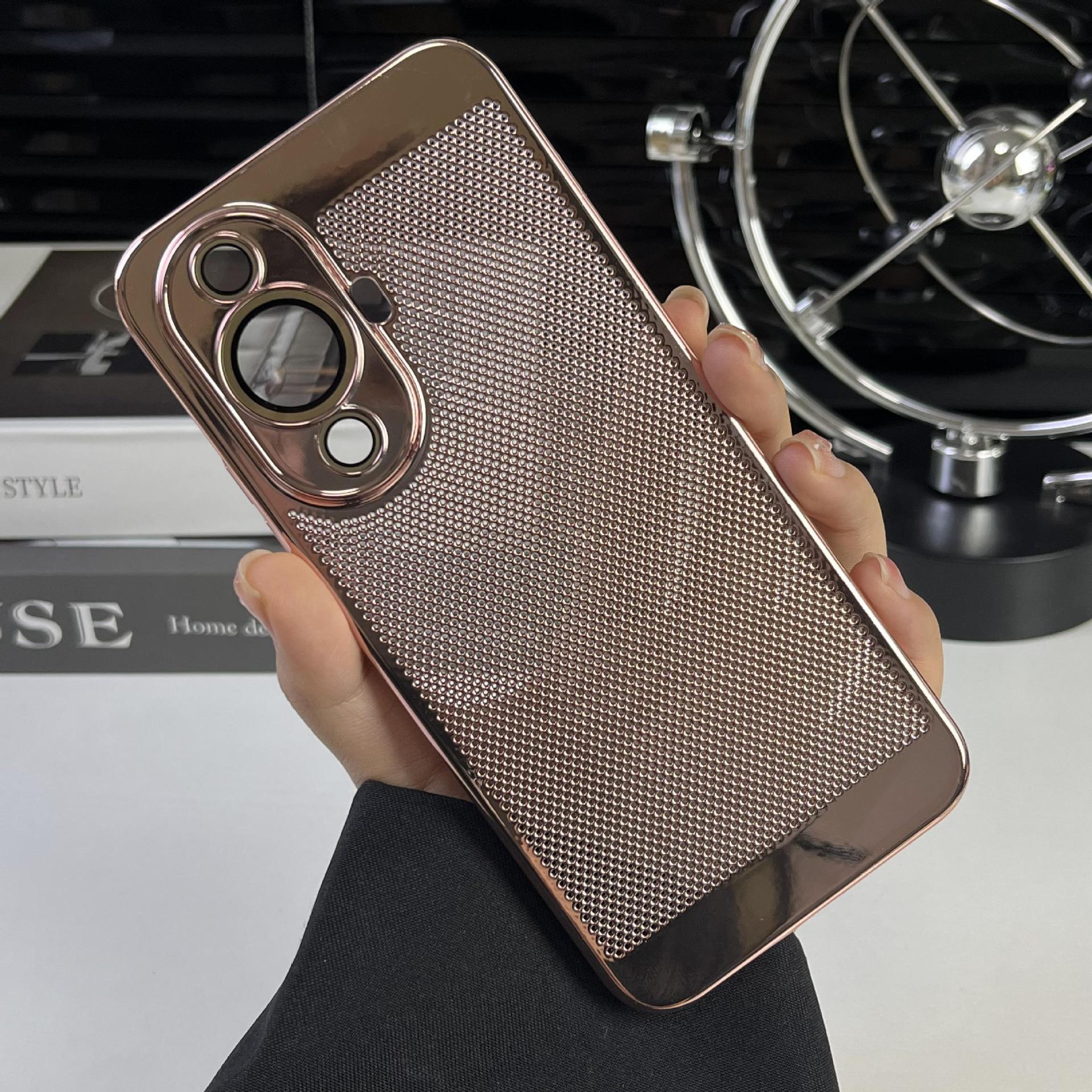 Heat Dissipation Breathable For VIVO X90P/x80p Phone Case OPPO Reno9pro Electroplated Anti-Drop Protective Case