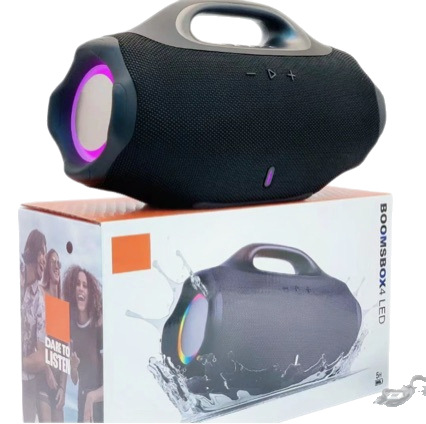 BOMBOX 4 Mini Handheld Outdoor Portable RGB Light High Power Subwoofer Card Slot Bluetooth Speaker