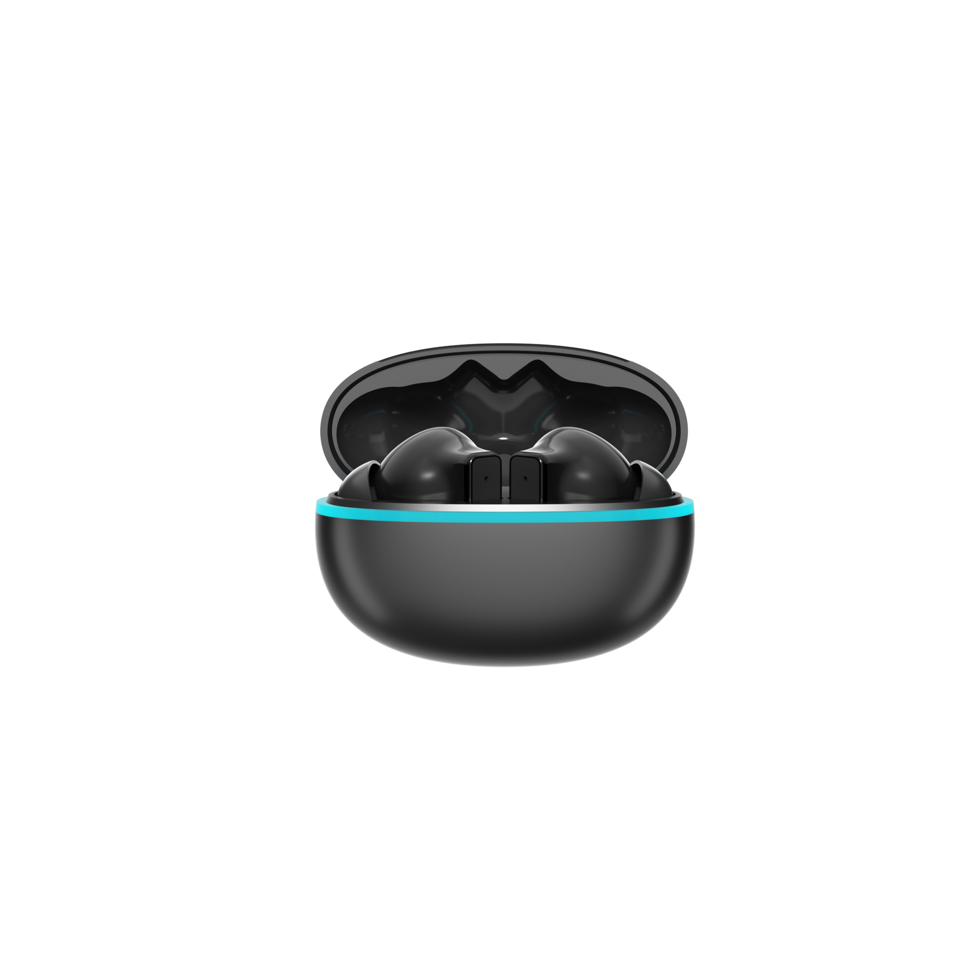 2026 New Bluetooth Wireless Earphone Short Handle Glowing Ring Ultra Long Battery Life with Hall Switch Open and Connect