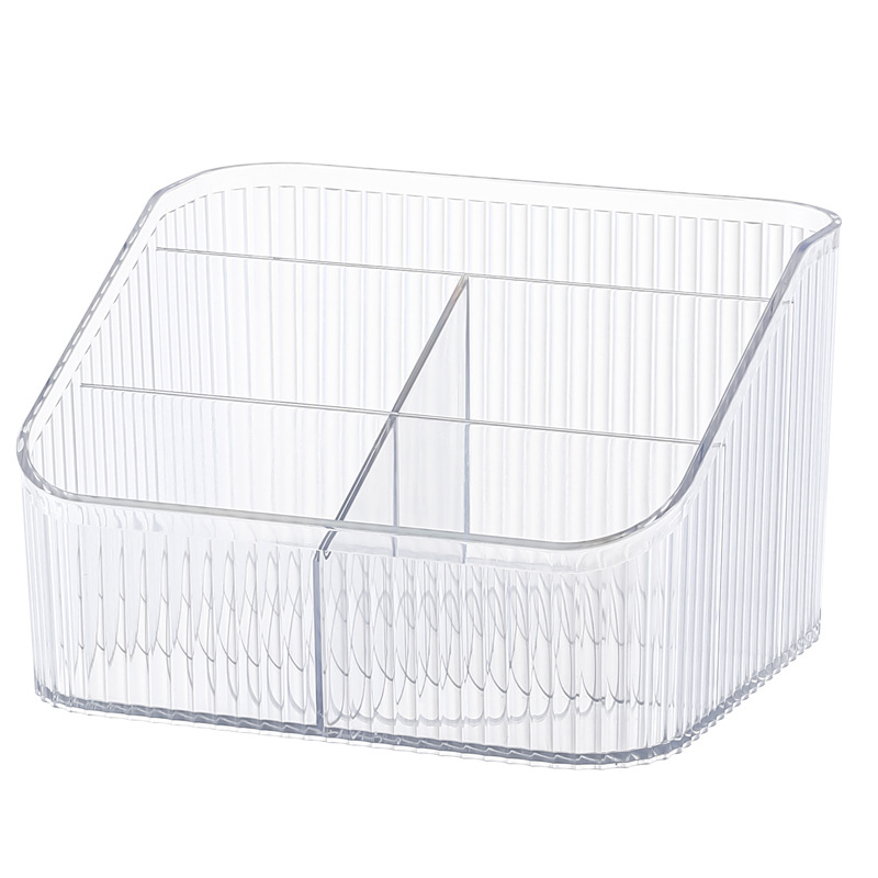Desktop compartment storage box, cosmetic compartment storage, remote control stationery storage box