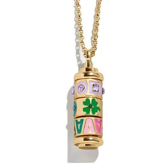 Independent Station Enamel Colorful Letter Constellation Combination Clavicle Chain DIY Pendant