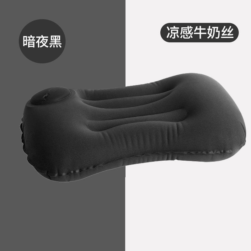 Press-Type Inflatable U-Shaped Pillow Sample Add Logo Air Pillow Core Office Backrest Pillow Portable Neck Protection Pillow