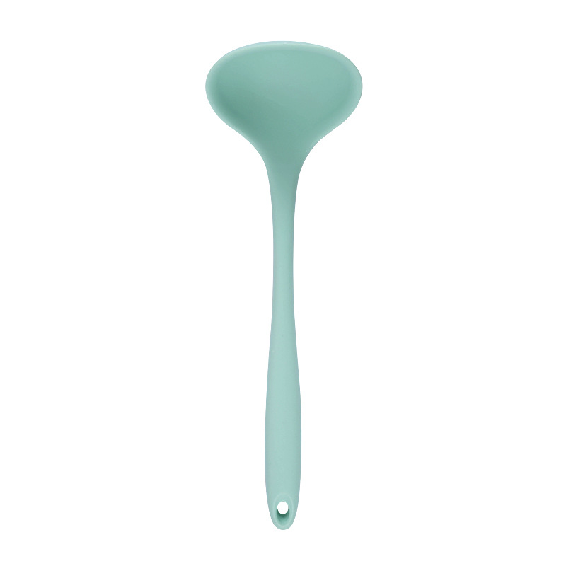Silicone Kitchen Utensils Soup Spoon Spatula Slotted Spoon Non-stick Pan Kitchenware Food-grade Kitchen Set