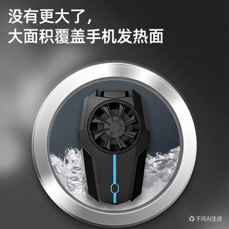 New Phone Cooler F15 Air Cooling Wireless Battery Back Clip Cooler Plug-in Cooling