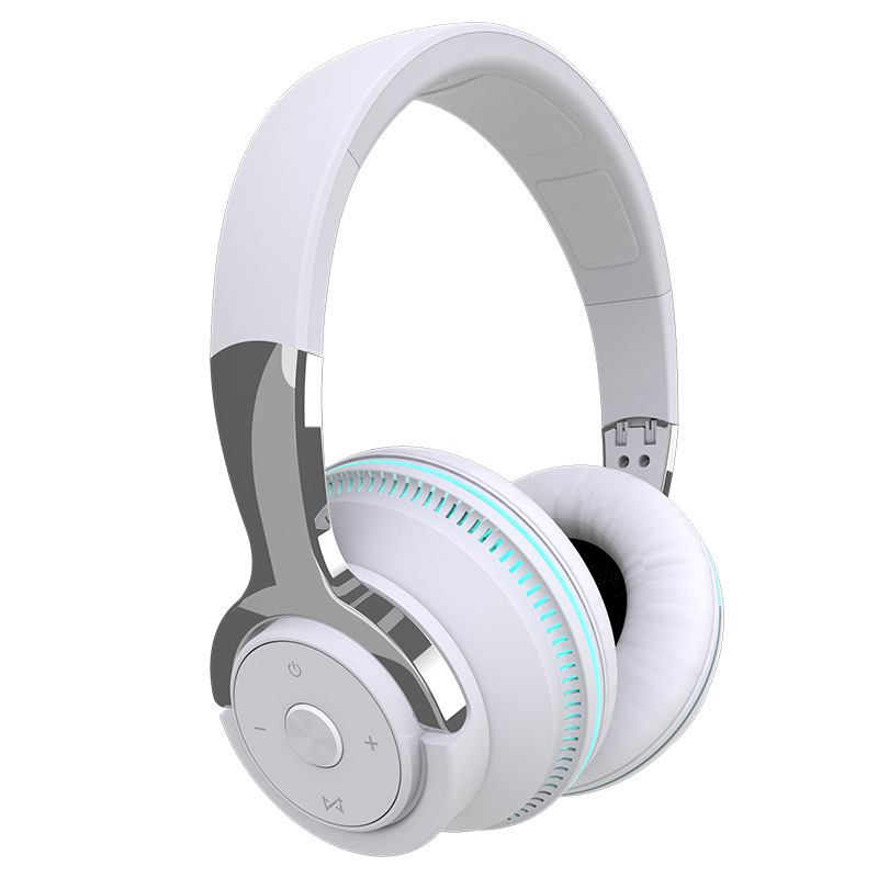 New Private Mold H2 Glowing Over-Ear Bluetooth Headphones Wireless Gaming Full-Enclosure Cat Ear Earmuff