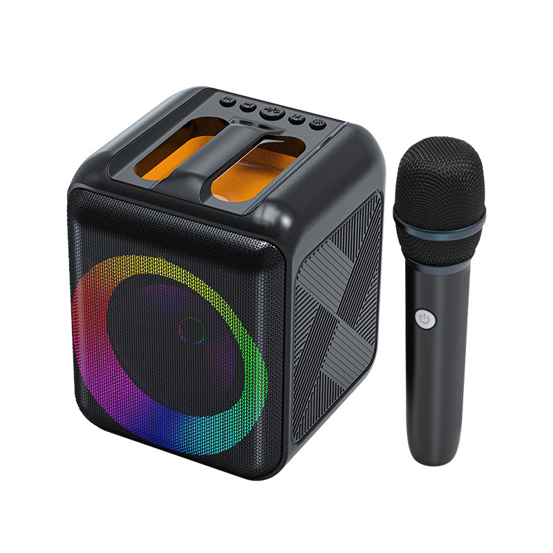 KTSBTS Series BTS-1740 RGB Color Light Outdoor Portable 6-inch Q26 Bluetooth Speaker
