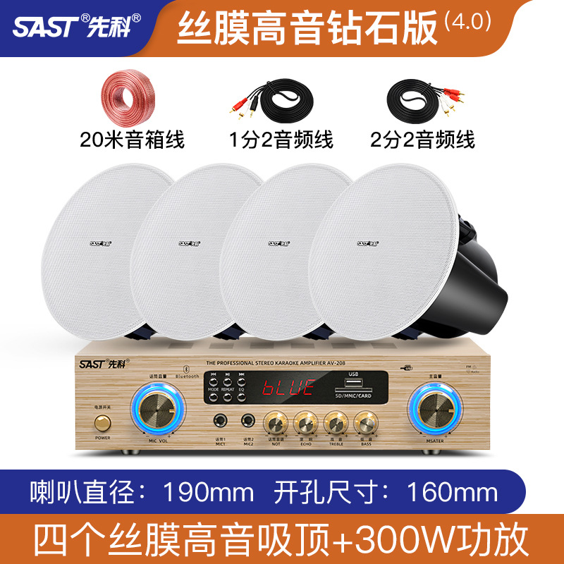4.0（丝膜高音钻石版吸顶套装）