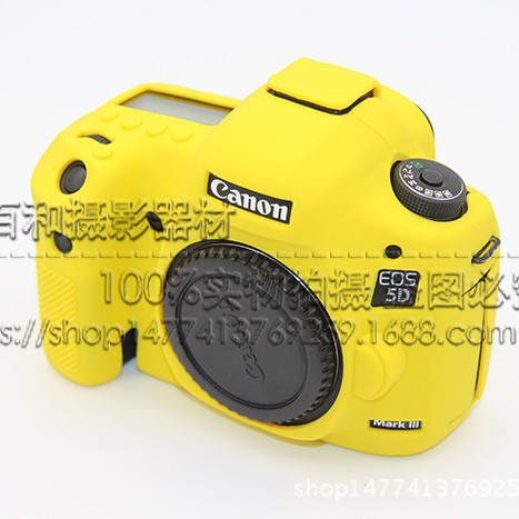 Silicone case for Canon 5D Mark III DSLR camera protective cover 5D3/5DS/5DSR