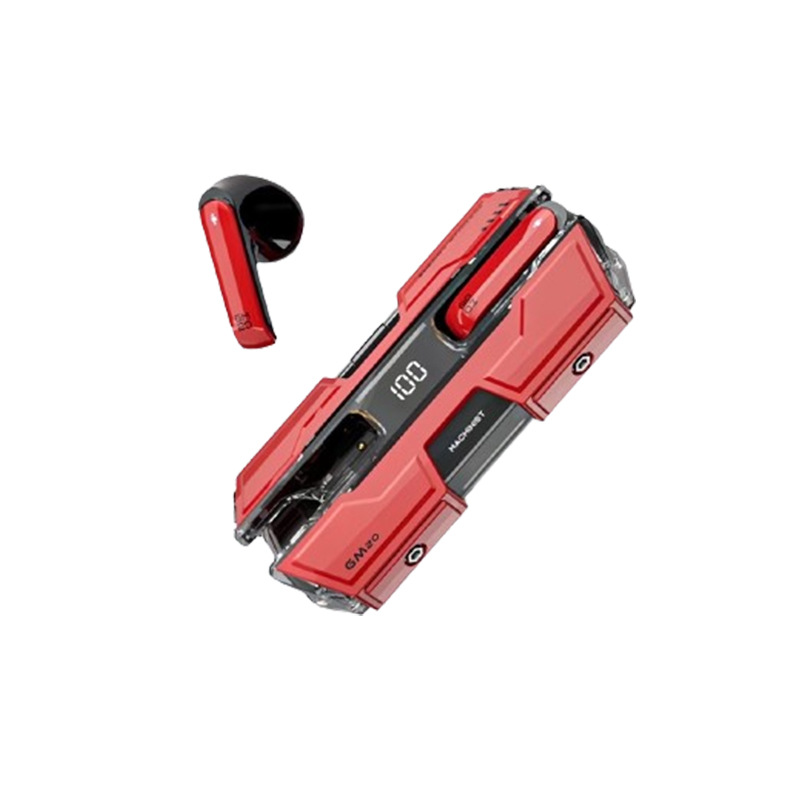 Strict G20 mecha Bluetooth earphone high-definition sound quality ultra-long battery life battery display cool battleship appearance TWS wireless