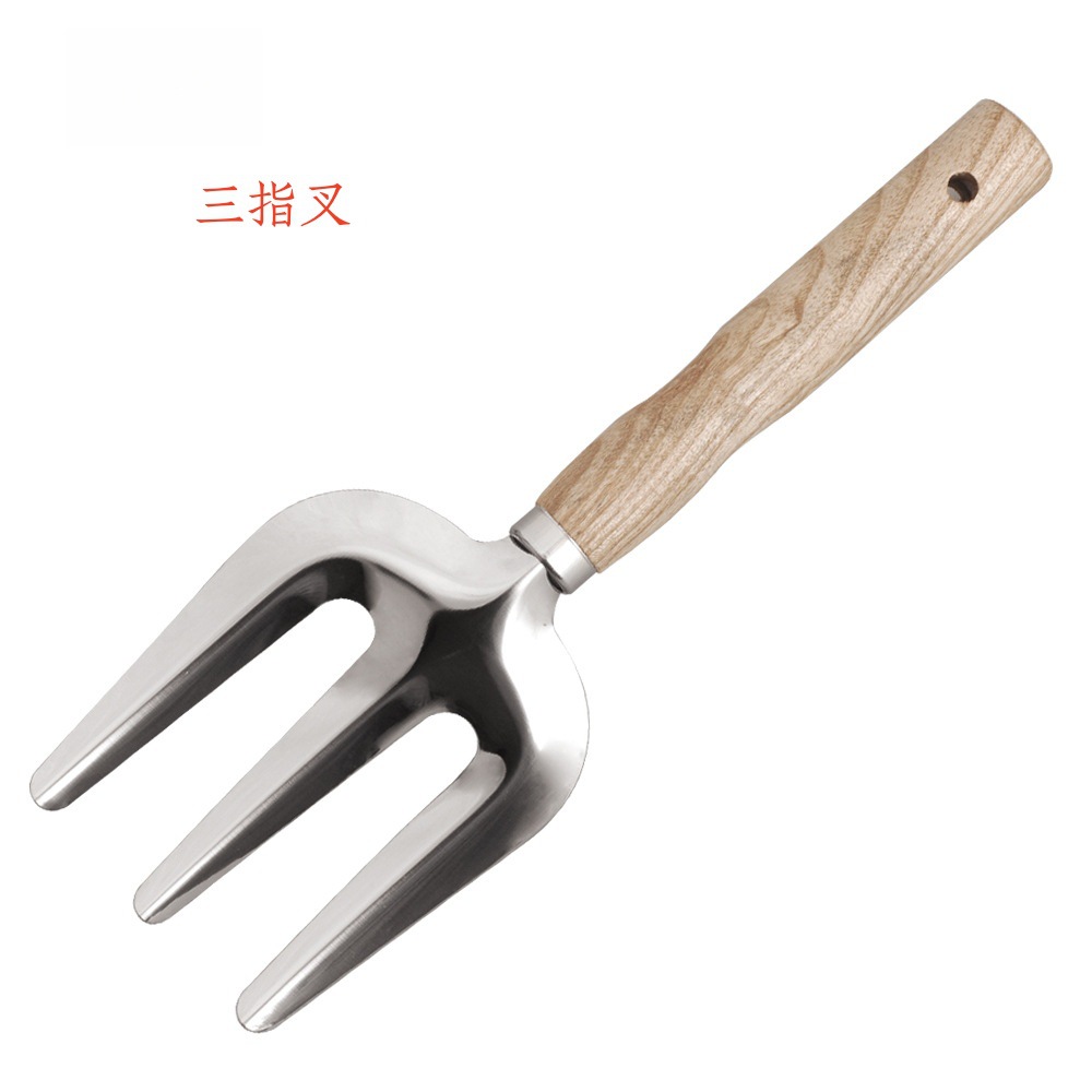 Outdoor Multi-functional Stainless Steel Shovel Digging Sand Shovel Exquisite Gardening Tool Garden 5-piece Set