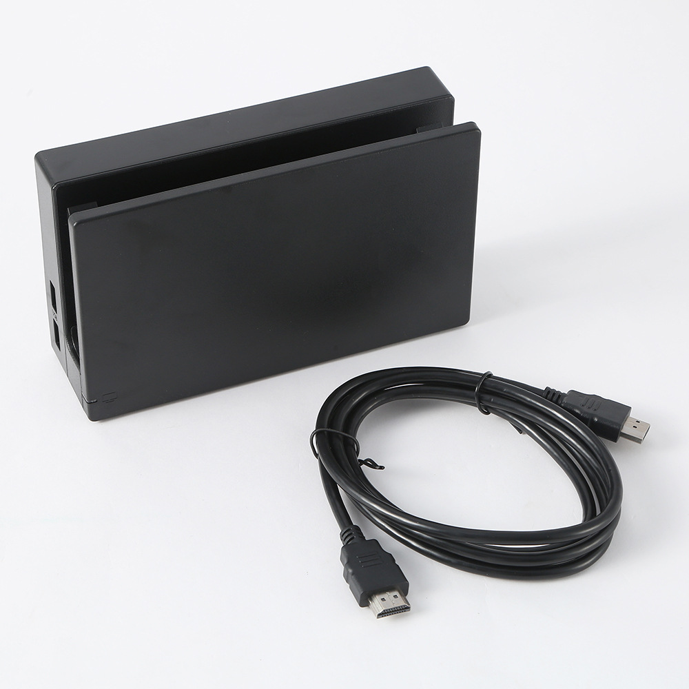 Switch TV Docking Station Set Host Charging Dock with HDMI Cable Power Adapter Full Accessories