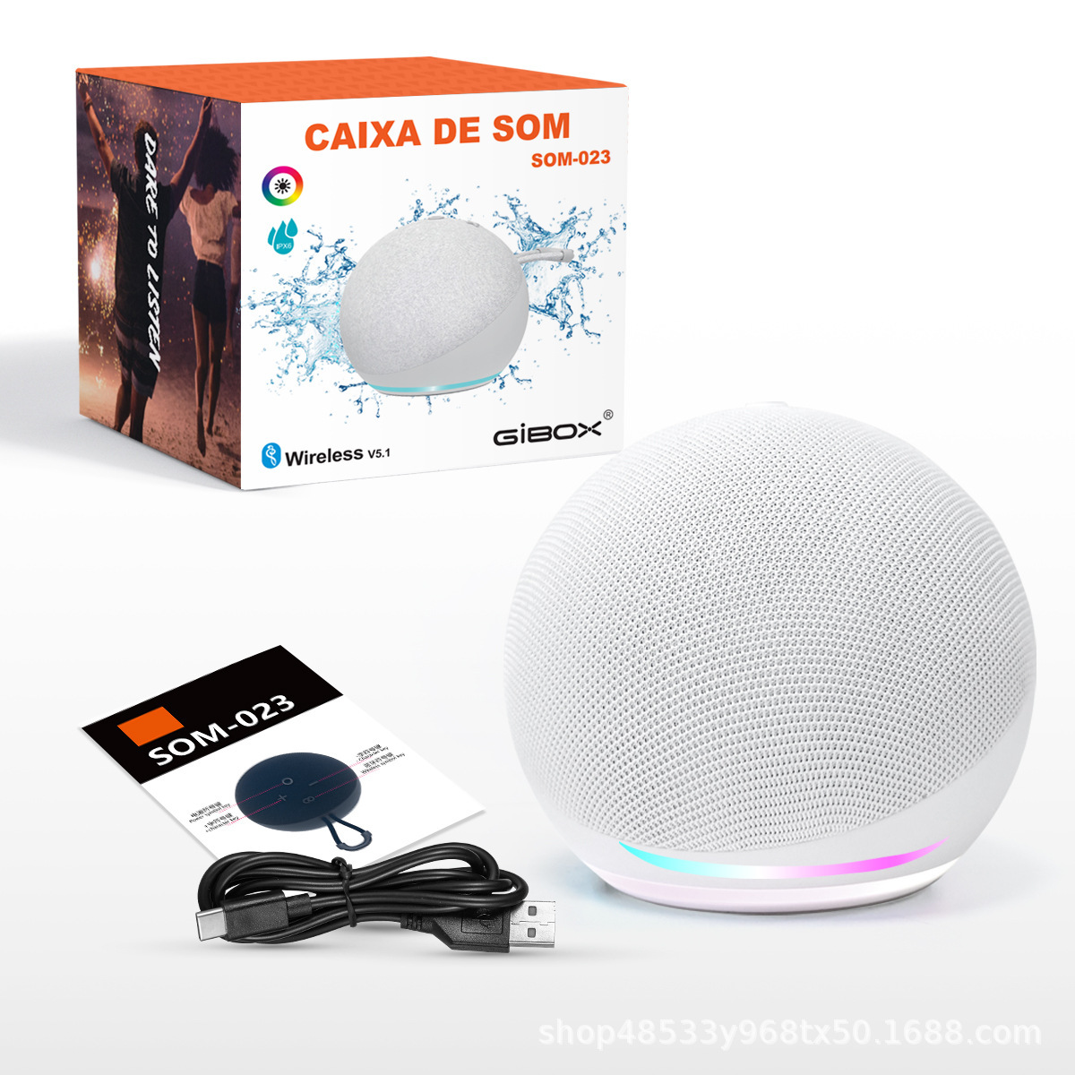 Alaxe Bluetooth Speaker Wireless Fabric Card Mini Sound Subwoofer Desktop Mini Bluetooth Speaker