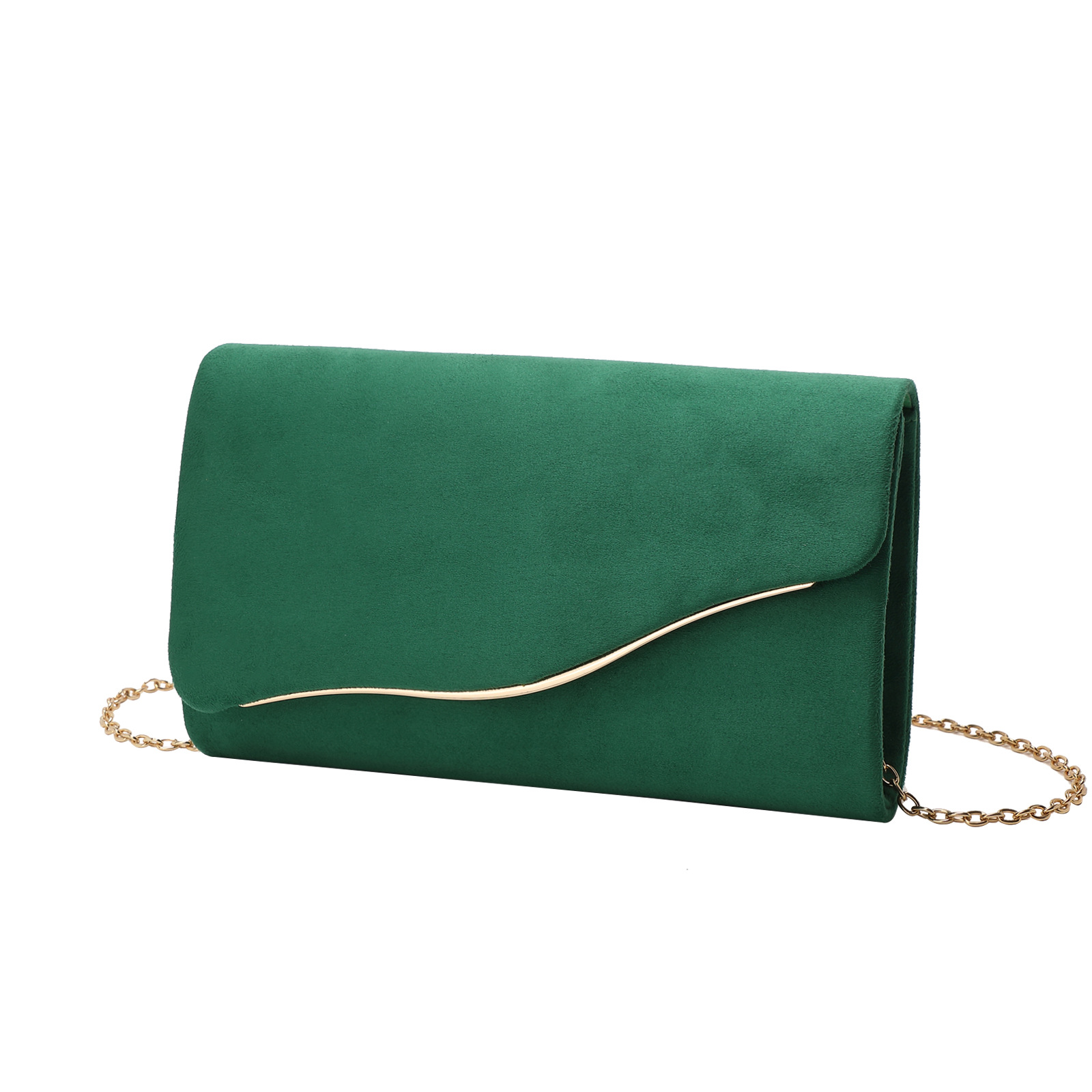 Women's Evening Bag Fresh Sweet Simple Clutch Bag Chain Shoulder Crossbody Bag Banquet Evening Dress Bag