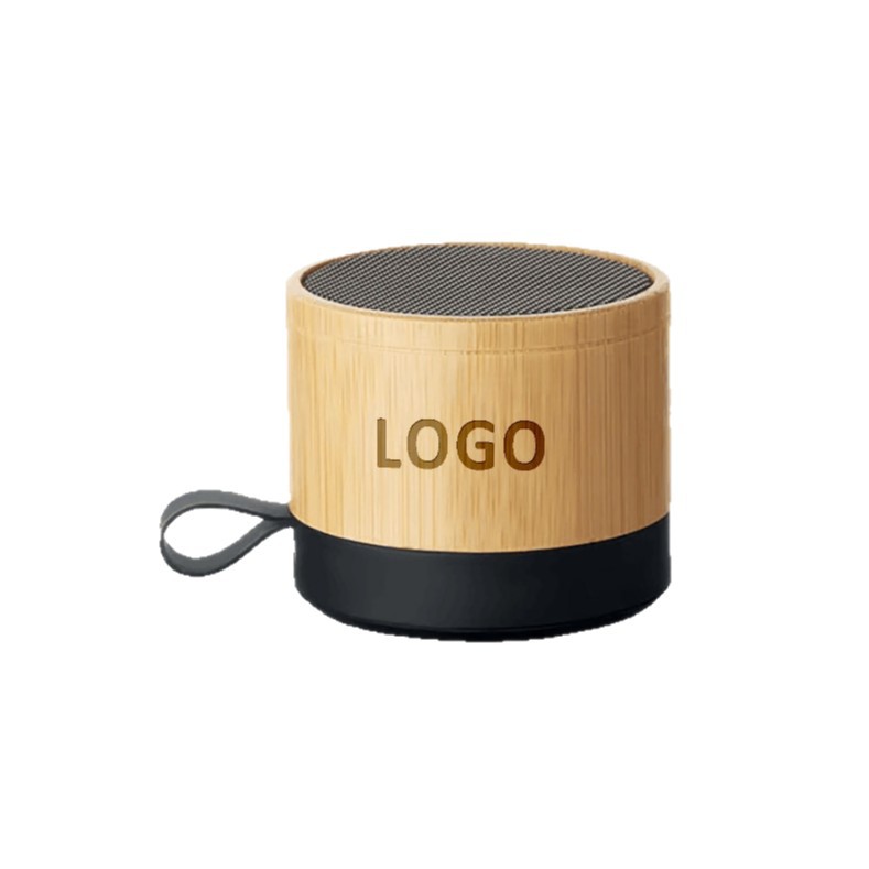 Europe Removable Battery Bluetooth Speaker Bamboo Wood Small Audio Wireless Mini Desktop Outdoor Card Subwoofer Gift