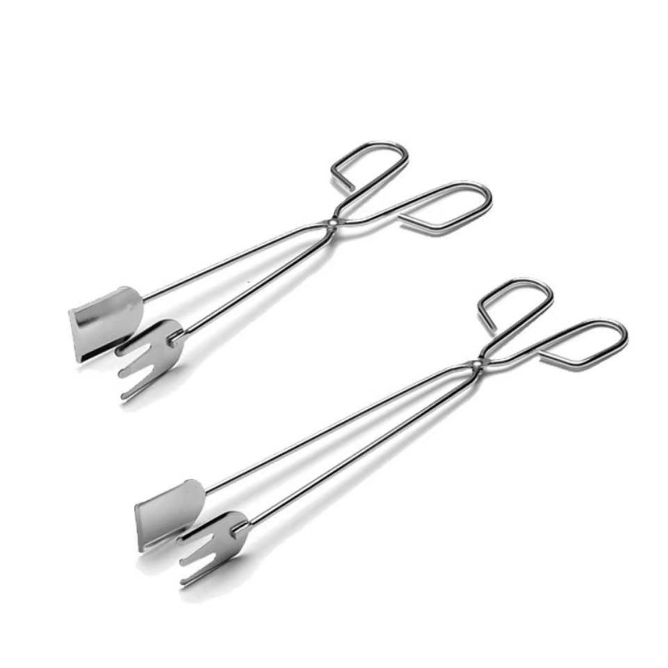Charcoal BBQ Tongs Charcoal Clips BBQ Tongs Carbon Clips Multi-Function Food Clips Charcoal Fire Tongs Special Tool