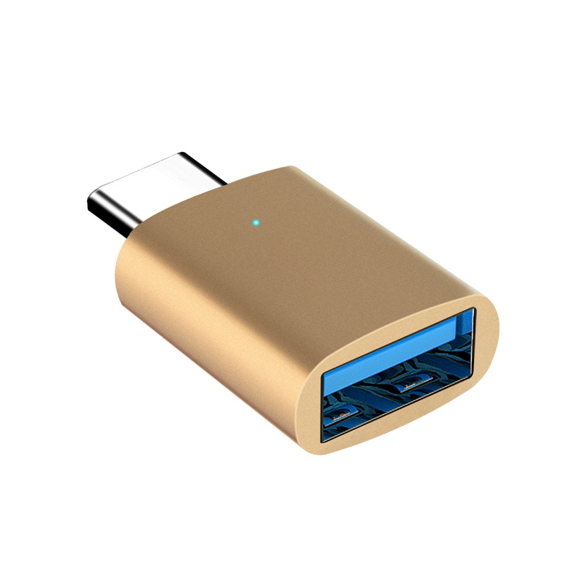 Metal Type-C to USB3.0 Adapter Phone OTG Tablet U Disk Converter Port Notebook Expansion Converter