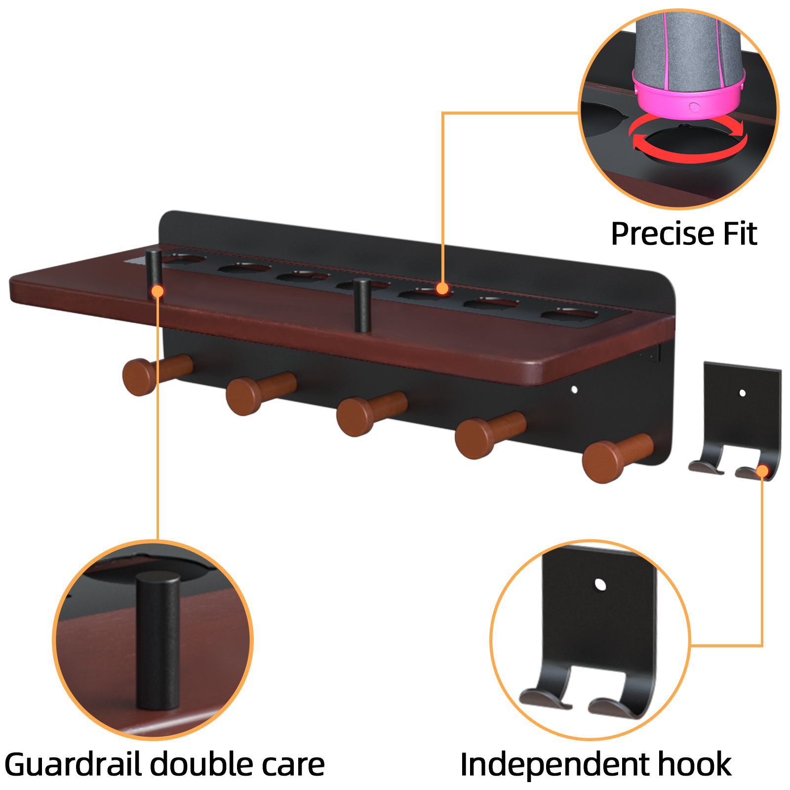 Dyson curling iron holder hair dryer storage rack no-drilling wall-mounted bracket hair dryer electric hair dryer rack