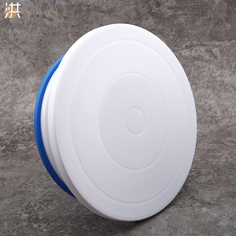 28cm cake turntable, piping stand, cream decoration rotating stand, plastic turntable, cake cream piping baking tool