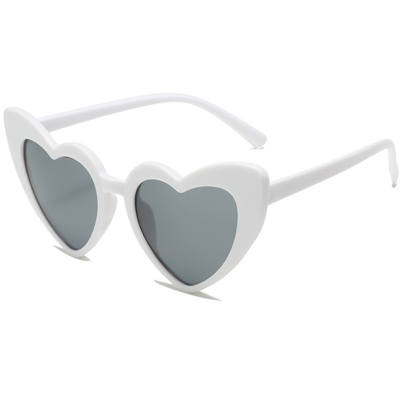 Children's candy color heart sunglasses, posing男女 baby anti-ultraviolet glasses, graduation photo props sunglasses
