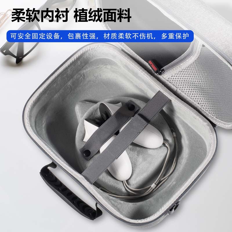 Storage Bag Meta Quest 3 Crossbody Bag Quest 3 S Compatible Elite Head Strap Galaxy XR Accessories