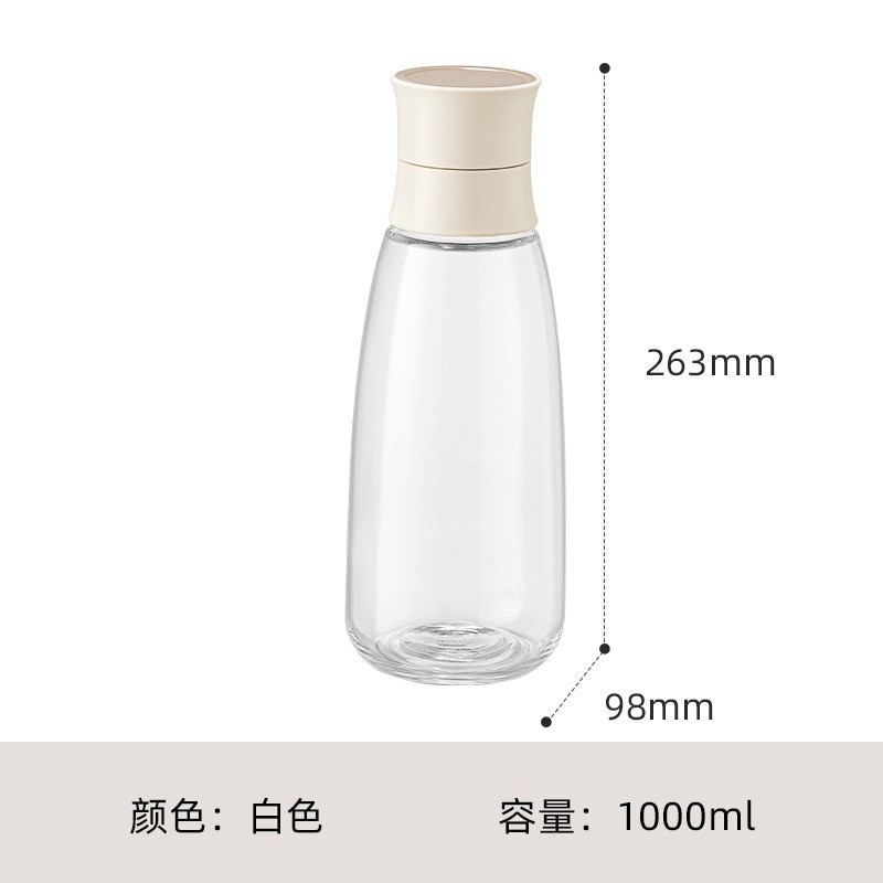 Glass wine bottle, empty bottle, sealed pickling bottle, special food-grade wine flask, storage container for liquor