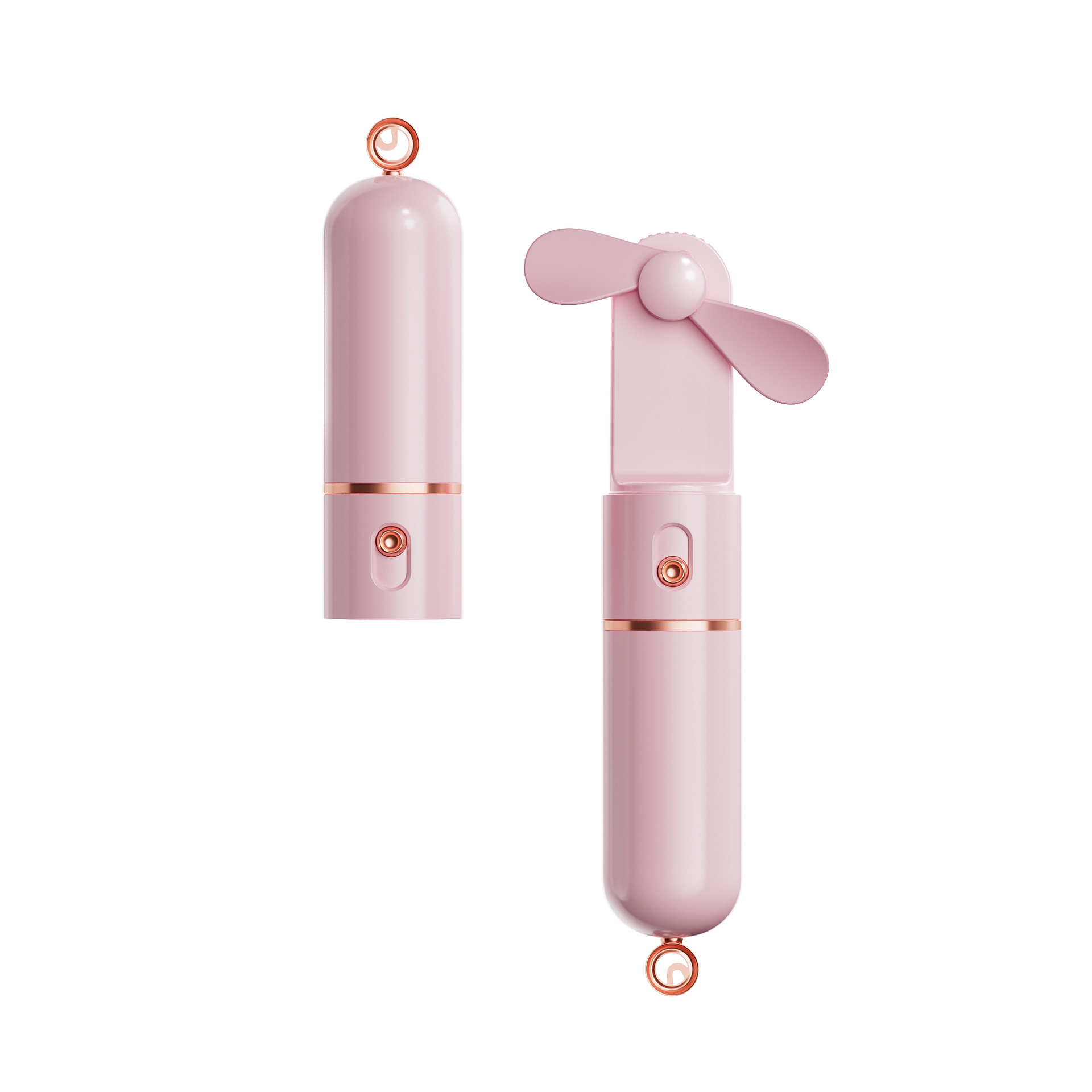 New Foldable Gift Power Bank Handheld Small Fan Portable Outdoor USB Mini Foldable Handheld Fan