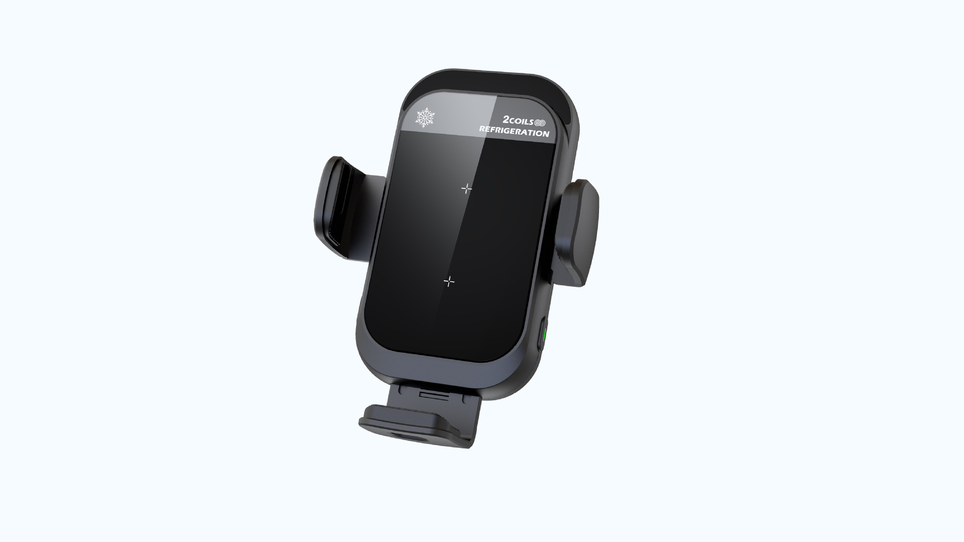 KC certified semiconductor electronic cooling + fan cooling car wireless charger mount