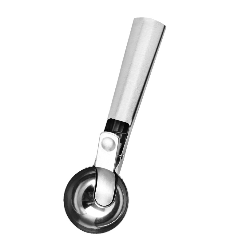 Stainless Steel Ice Cream Scoop Ice Cream Fruit Melon Baller Multifunctional Stirring Dessert Small Spoon Spoon Spoon