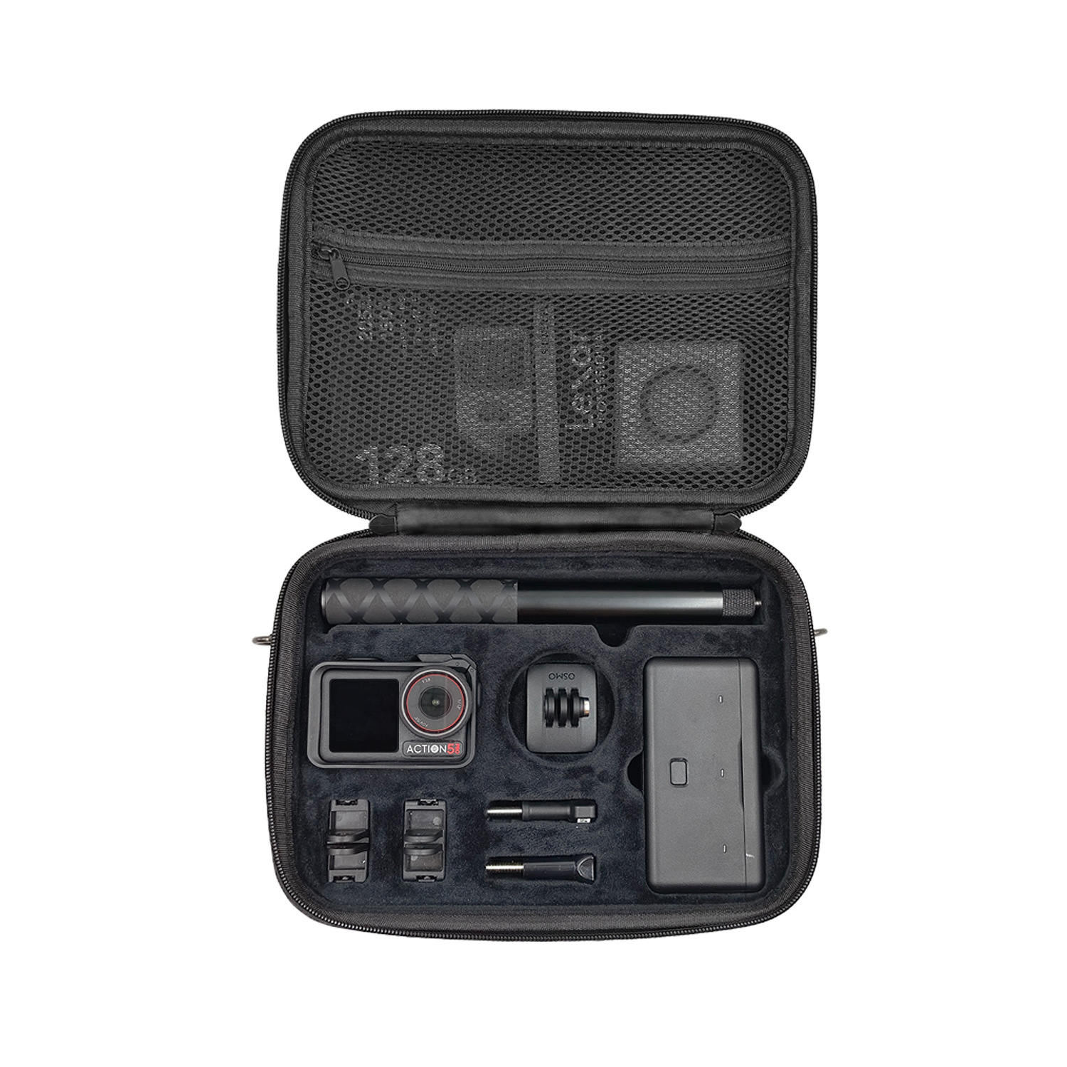 For DJI ACTION5 Pro/4/3 Storage Bag All-in-One Kit Sports Camera Bag Handheld Hard Shell Shoulder Bag