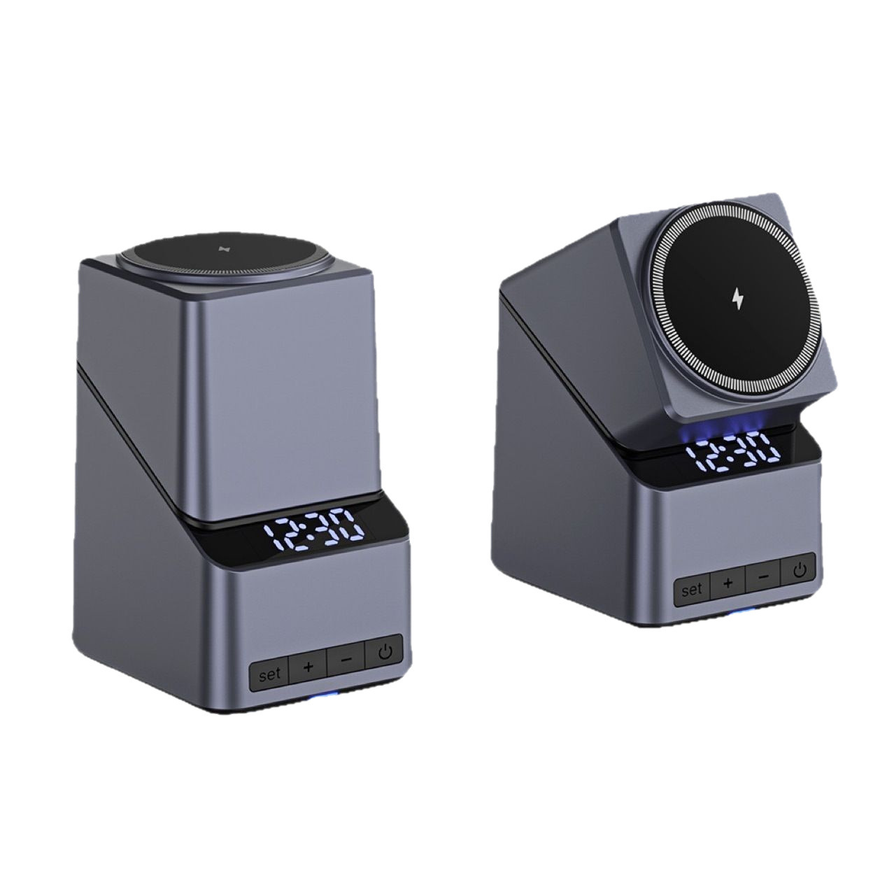 Four-in-one magnetic wireless charger fast charging foldable stand earphone watch phone wireless charger