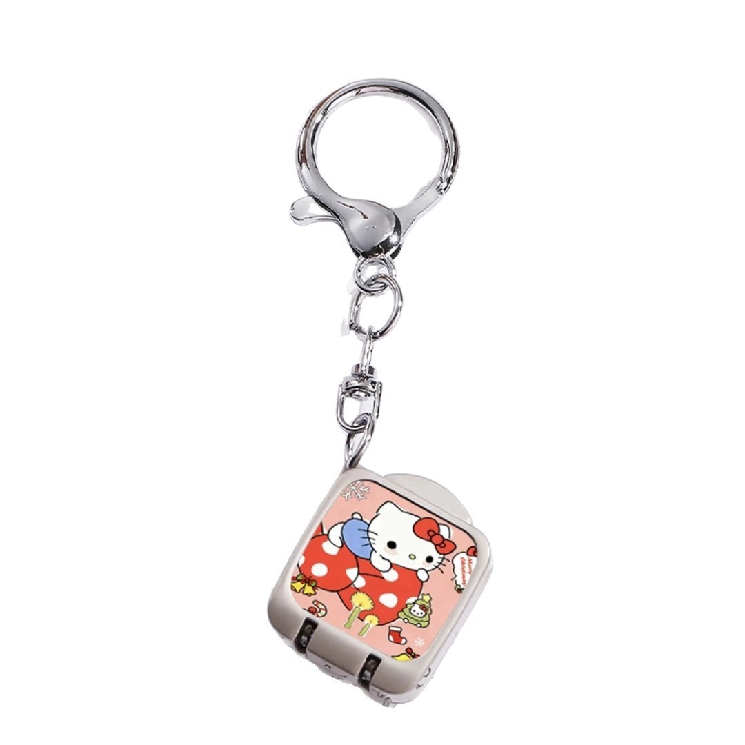 Cute Cartoon Mini Nail Clipper Portable Foldable One-Press Open Keychain