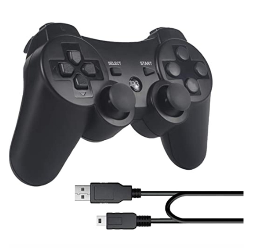 PS3 Gamepad Bluetooth Gamepad PS3 Curved Handle Wireless Six-Axis Gamepad Private Mold No Infringement