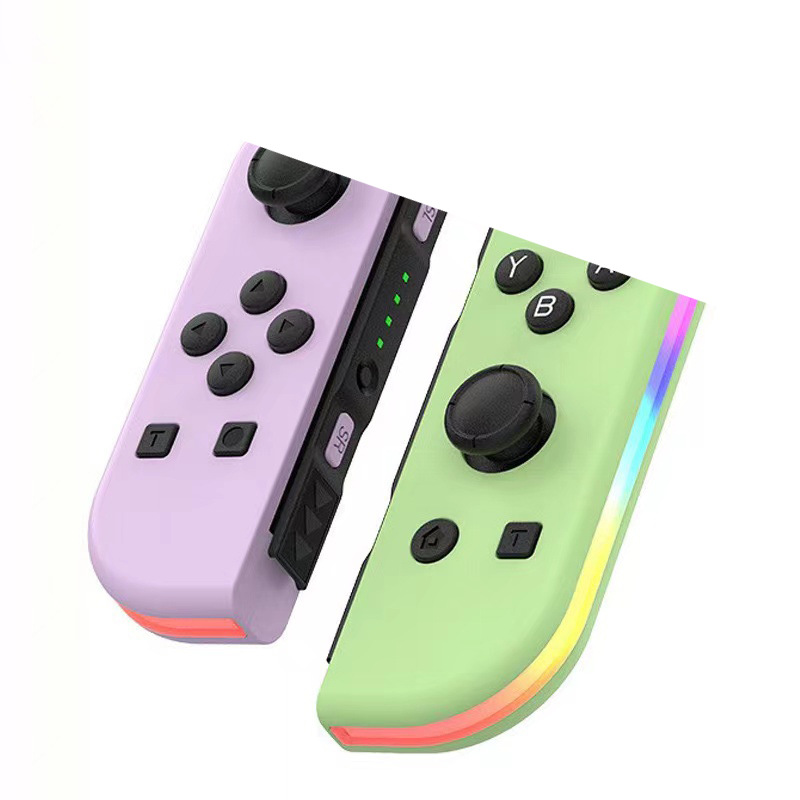 Switch Left and Right Handles Joycon Small Handle Bluetooth Handle NS Private Mold Game Wireless RGB Light Handle