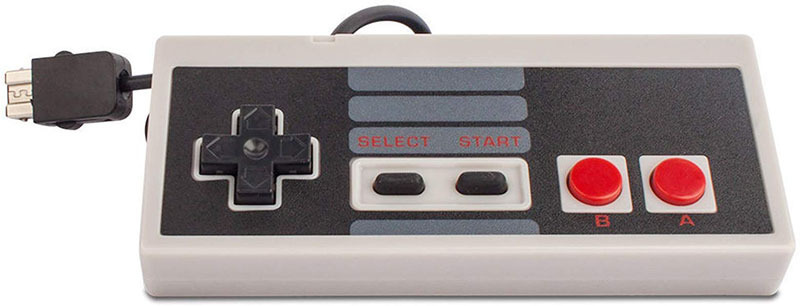 3 Meter MINI NES Classic Edition Red and White Console 1.8 Meter Wired Game Controller