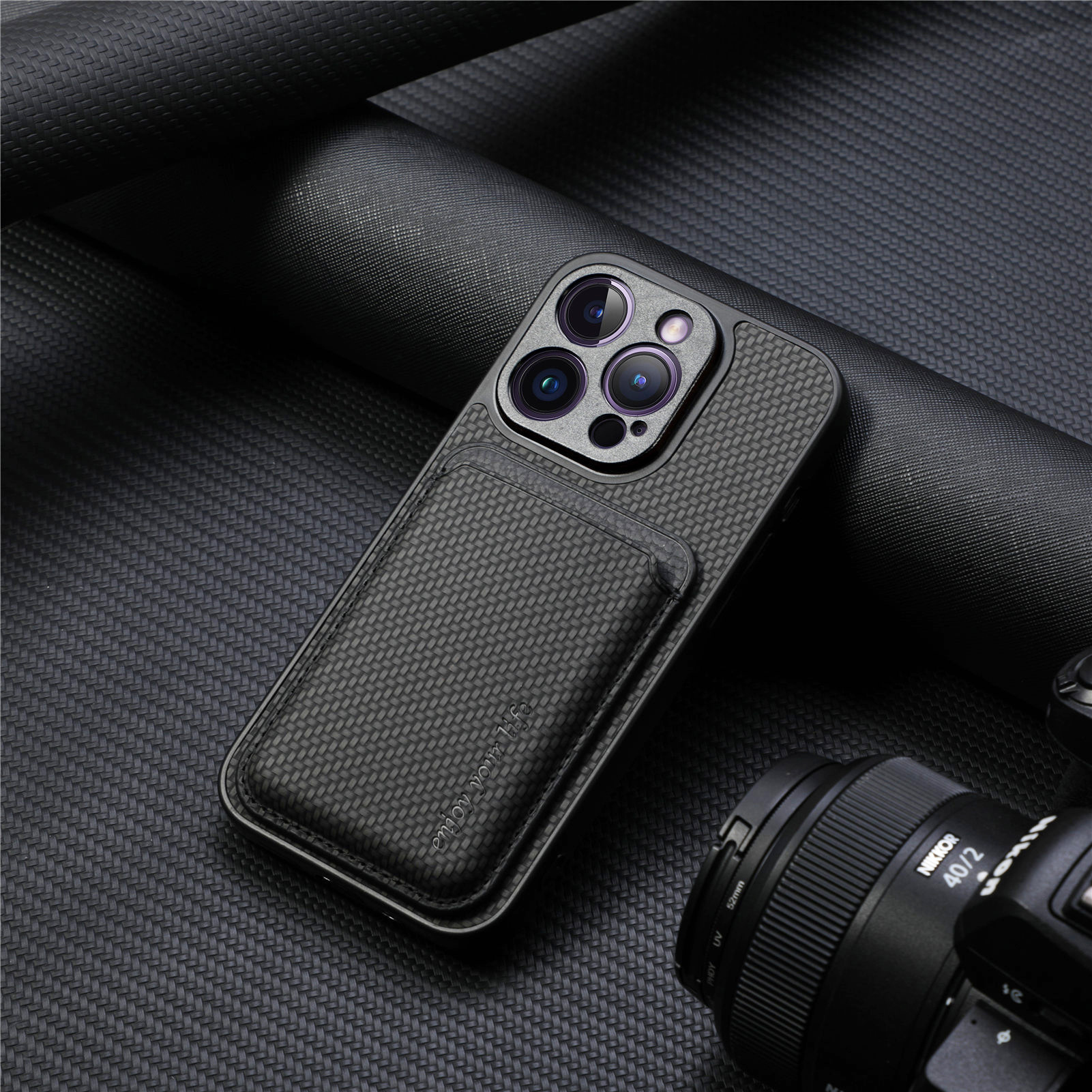 For Redmi Note 14 back sticker Magsafe magnetic card case 14C phone case Xiaomi 14T Pro protective leather case
