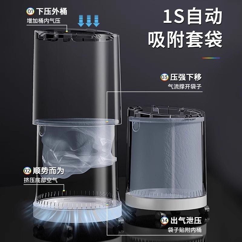 Trash Can Home 2025 New Living Room Toilet Bathroom Large Capacity With Lid Bedroom