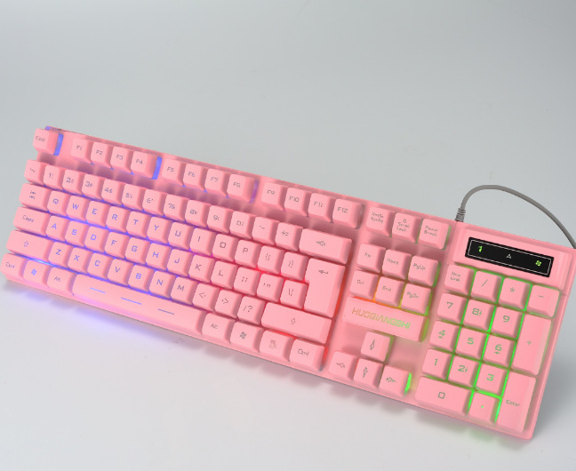 Limei TX35 Mechanical Feel Computer Notebook Desktop Business Keyboard USB Wired Gaming Backlit Keyboard