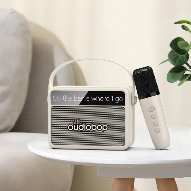 Lyrics Display K Song Speaker All-in-One Home Children's Microphone Microphone KTV Family Mobile Wireless Bluetooth Speaker
