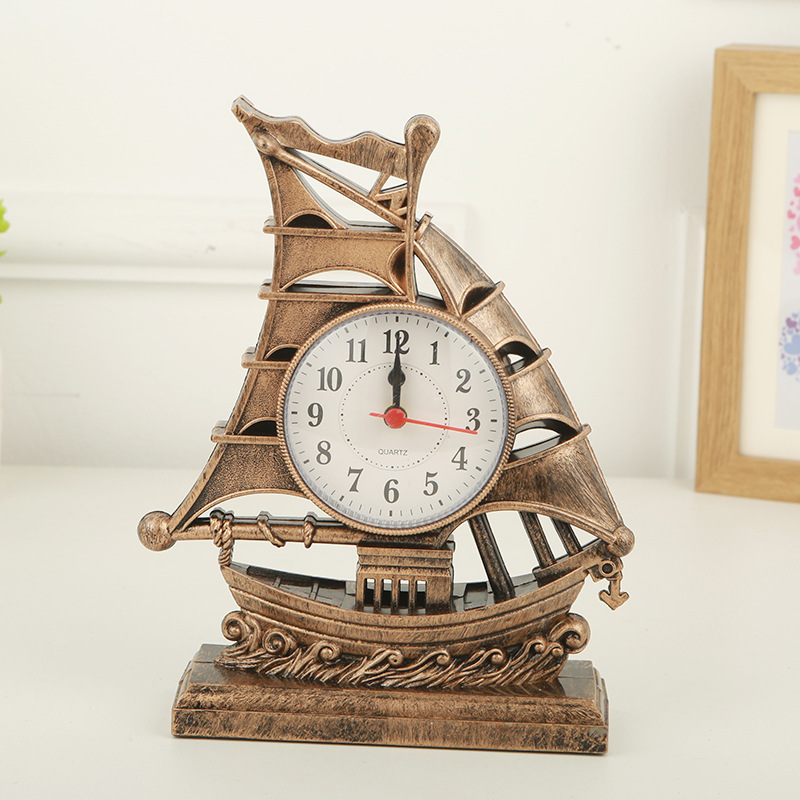 MY38634 Sailboat Alarm Clock Alarm Clock Alarm Clock Student Bedside Clock Home Alarm Clock