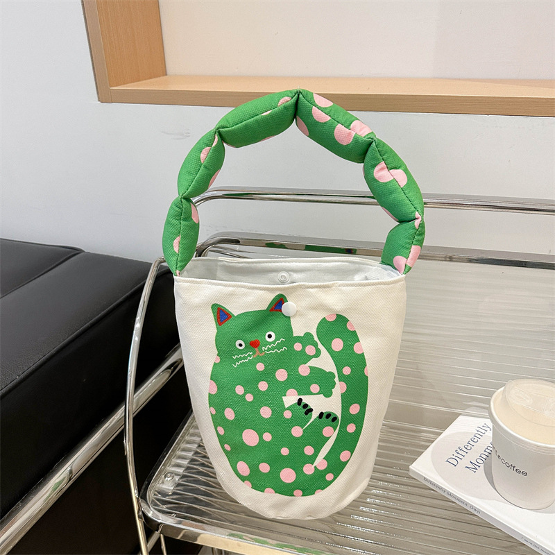 Handbag birthday gift small bag cute crossbody casual handheld lunch bag women bag hand carry bucket bag
