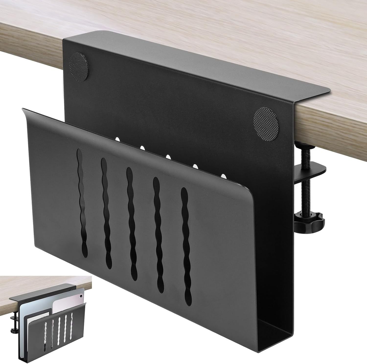 Aluminum alloy laptop stand, desktop heat dissipation, new portable computer heightening invisible stand
