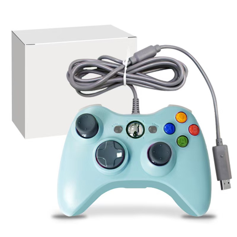 Gamepad USB wired plug and play computer xbox multi-platform compatible pc asymmetric dual vibration