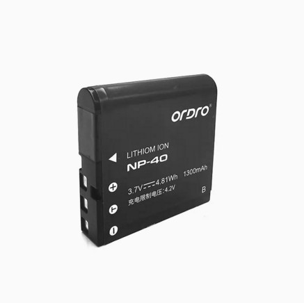 Ordro Camcorder Dedicated Battery Series NP120 and NP40 NP50 NP180 Charger USB Data Cable