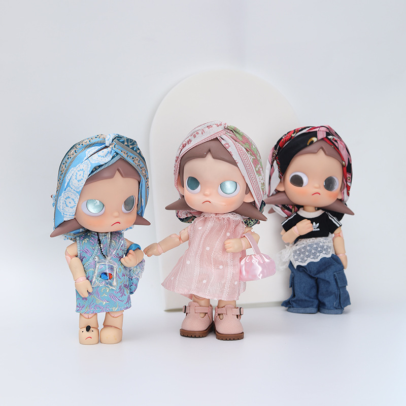 Hair Accessories Only zsiga Movable Figure Yearning Place bjd Doll Clothes Gazi Sister Clothes Accessories Wrap Headscarf