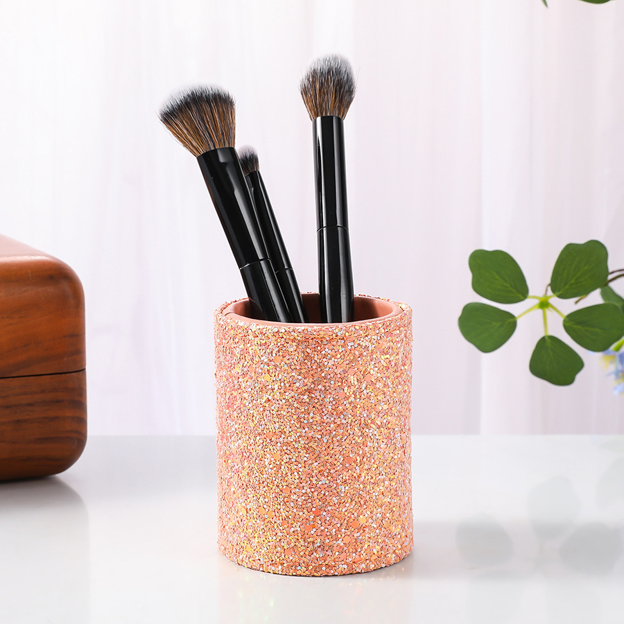 New makeup brush set foundation brush eyeshadow brush contour brush lip brush blush brush storage bucket makeup tool